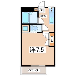 郡山駅 バス18分  帝京安積高校バス停下車：停歩4分 1階の物件間取画像